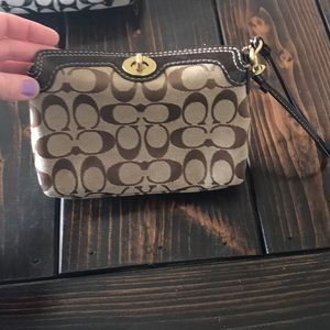 Authentic Coach Wristlet